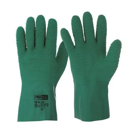 Pro Choice Heavy Duty Latex Gauntlet, Ripple Finish X12 - GL PPE Pro Choice